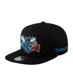 Бейсболка унисекс Mitchell&Ness HHSF4790-CHOYYPPPBLCK Charlotte Hornets NBA черная, р.59