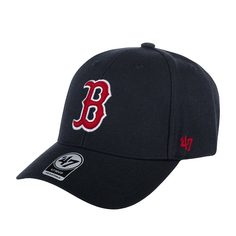 Бейсболка унисекс 47 BRAND B-MVP02WBV Boston Red Sox MLB темно-синяя, one size