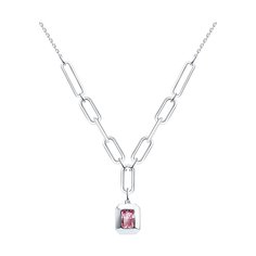 Колье из серебра 40-45 см SOKOLOV 94071083, фианит