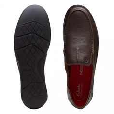 Лоферы мужские Clarks 26170080 коричневые 40.5 EU