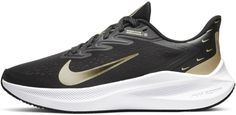 Кроссовки женские Nike W Zoom Winflo 7 Premium Running Trainers черные 8 US