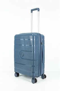 Чемодан унисекс Sweetbags BELT синий, 62х41х27 см
