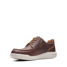 Мокасины мужские Clarks 26162962 коричневые 42 EU