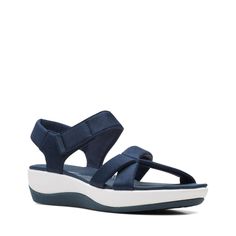 Сандалии женские Clarks Arla Gracie синие 40 EU