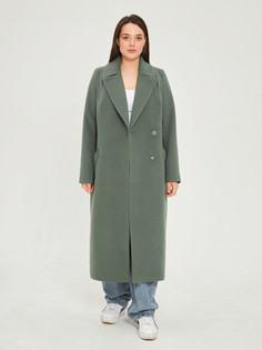 Пальто женское Каляев 66714 зеленое 48 RU