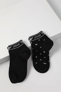 Комплект носков женских Emporio Armani 292307 3F225 черных one size