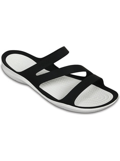 Сланцы женские Crocs Swiftwater Sandal W черные 36 EU; 37 EU