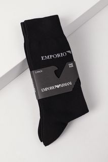 Комплект носков мужских Emporio Armani 302402 4R254 черных one size