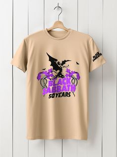 Футболка унисекс HYPNOTICA Музыка Black Sabbath - 195 бежевая 3XL
