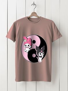 Футболка унисекс HYPNOTICA аниме - 128 розовая M