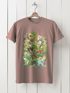 Футболка унисекс HYPNOTICA Аниме Pokemon - 968 розовая XL