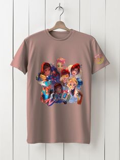 Футболка унисекс HYPNOTICA Игры Overwatch - 18 розовая M