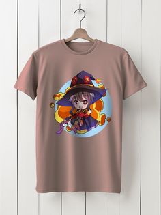 Футболка унисекс HYPNOTICA Аниме- 1077 розовая 2XL