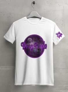 Футболка унисекс HYPNOTICA Музыка Deep Purple белая XS