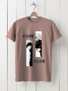 Футболка унисекс HYPNOTICA аниме 125 розовая XL