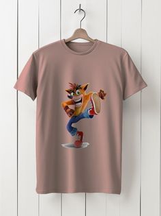 Футболка унисекс HYPNOTICA Игры Crash Bandicoot 4 Its About Time - 217 розовая XL