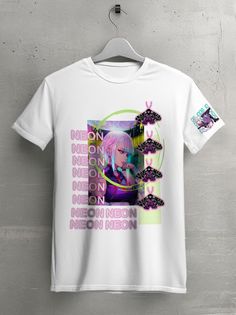 Футболка унисекс HYPNOTICA Аниме cyberpunk edgenners - 26 белая 2XS