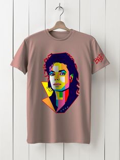 Футболка унисекс HYPNOTICA Музыка Майкл Джексон - 46 розовая M