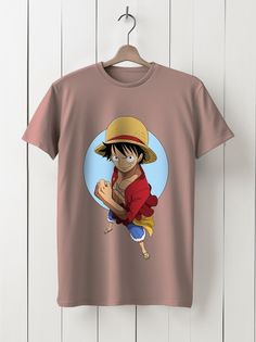 Футболка унисекс HYPNOTICA аниме Ван-Пис - 1044 розовая S