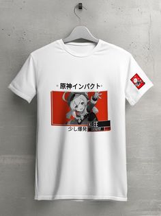 Футболка унисекс HYPNOTICA Игра Genshin Impact - 221 белая 2XL