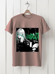 Футболка унисекс HYPNOTICA аниме - 40136 розовая 2XL