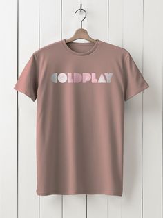 Футболка унисекс HYPNOTICA Музыка Coldplay - 1200 розовая S