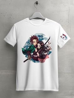 Футболка унисекс HYPNOTICA Аниме Клинок рассекающий демонов - 68 белая 2XL