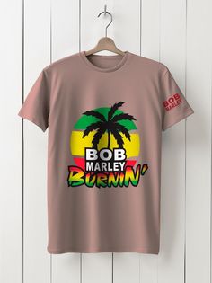 Футболка унисекс HYPNOTICA МУзыка Bob Marley -218 розовая L