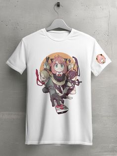 Футболка унисекс HYPNOTICA Spy x Family Аниме белая 3XS