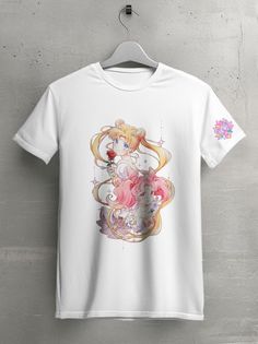 Футболка унисекс HYPNOTICA Sailor Moon Crystal - 88 белая XS