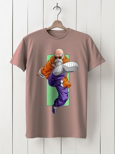 Футболка унисекс HYPNOTICA Аниме Драгонболл - 1112 розовая XL