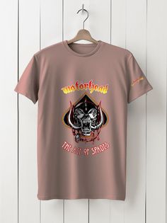 Футболка унисекс HYPNOTICA Музыка Motorhead - 222 розовая M
