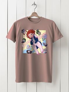 Футболка унисекс HYPNOTICA Аниме My Hero Academia - 919 розовая XL