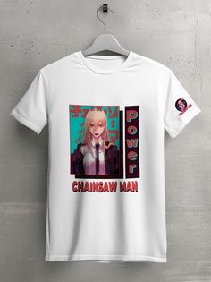 Футболка унисекс HYPNOTICA Аниме Chainsaw Man - 184 белая 3XS
