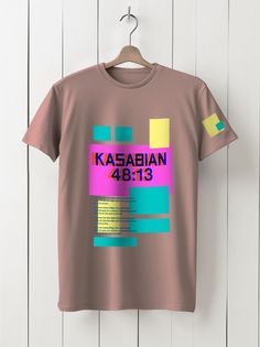 Футболка унисекс HYPNOTICA Музыка Kasabian - 212 розовая 2XS