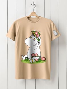 Футболка унисекс HYPNOTICA moomin -47 бежевая M