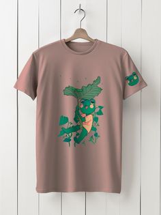Футболка унисекс HYPNOTICA Лягушки - 101 розовая 2XL