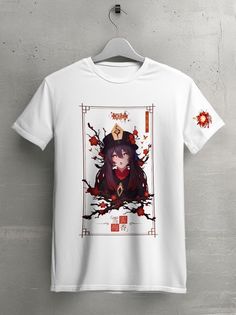 Футболка унисекс HYPNOTICA Игра Genshin Impact - 225 белая XS