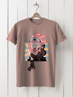 Футболка унисекс HYPNOTICA Аниме My Hero Academia - 917 розовая XL