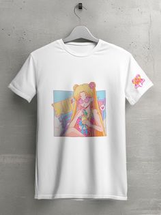 Футболка унисекс HYPNOTICA Sailor Moon Crystal белая XS