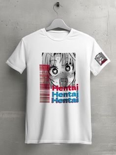 Футболка унисекс HYPNOTICA Ahegao белая 3XL