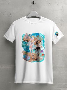 Футболка унисекс HYPNOTICA Игра Genshin Impact - 151 белая L