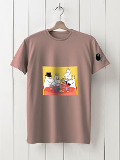 Футболка унисекс HYPNOTICA moomin - 244 розовая XL