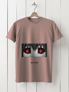 Футболка унисекс HYPNOTICA аниме - 40008 розовая S