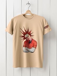 Футболка унисекс HYPNOTICA Музыка Король и Шут - 196 бежевая XL