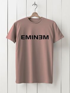 Футболка унисекс HYPNOTICA музыка Eminem - 74 розовая M