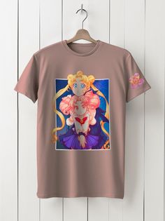 Футболка унисекс HYPNOTICA Sailor Moon Crystal - 61 розовая L