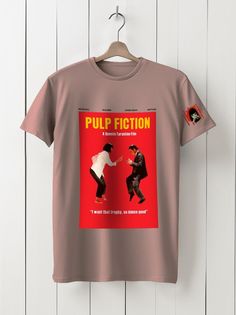 Футболка унисекс HYPNOTICA Кино Криминальное чтиво - 211 розовая 2XL