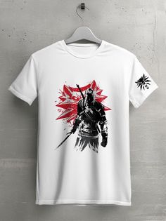 Футболка унисекс HYPNOTICA Игры The Witcher белая 3XL