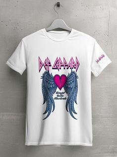 Футболка унисекс HYPNOTICA Def Leppard белая 3XS